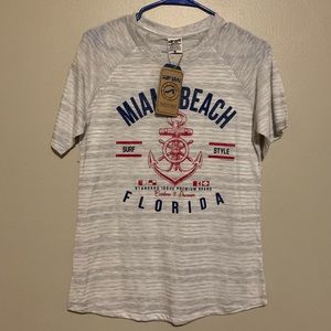 Surf style, Medium, Light grey T-shirt